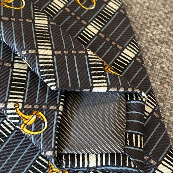 Celine men’s tie horsebit gray 60” - Picture 3 of 6